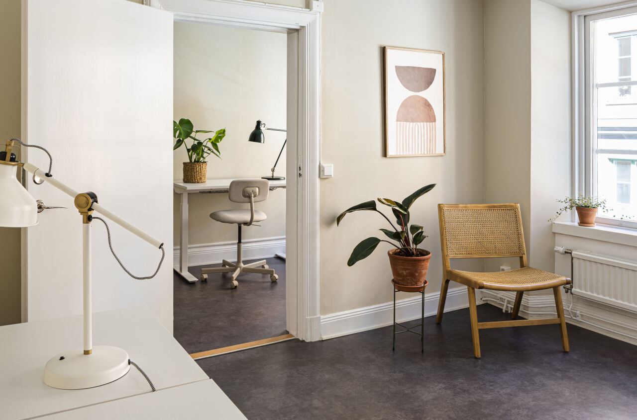 Kontorsrum att hyra på coworking space precis vid Nytorget, Södermalm i Stockholm.